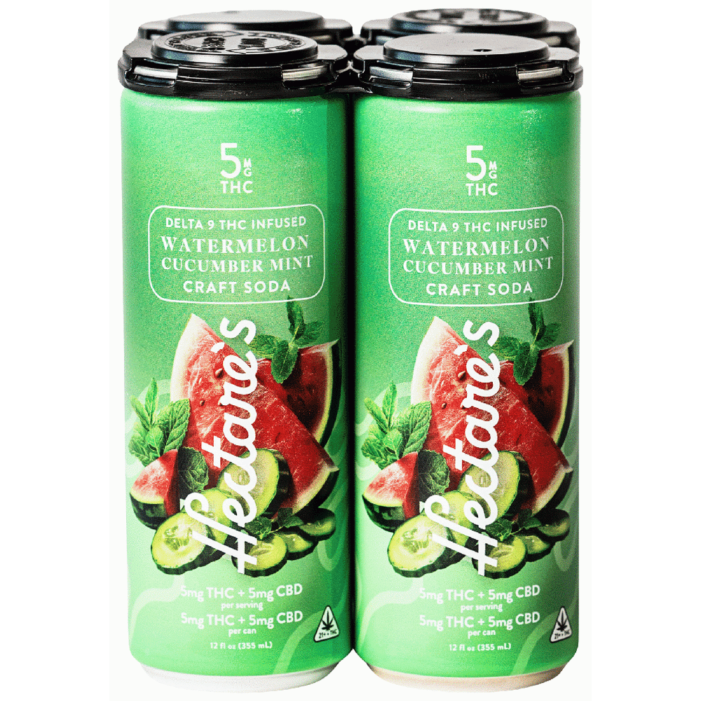 Hectare's THC 5mg Watermelon Cucumber Mint