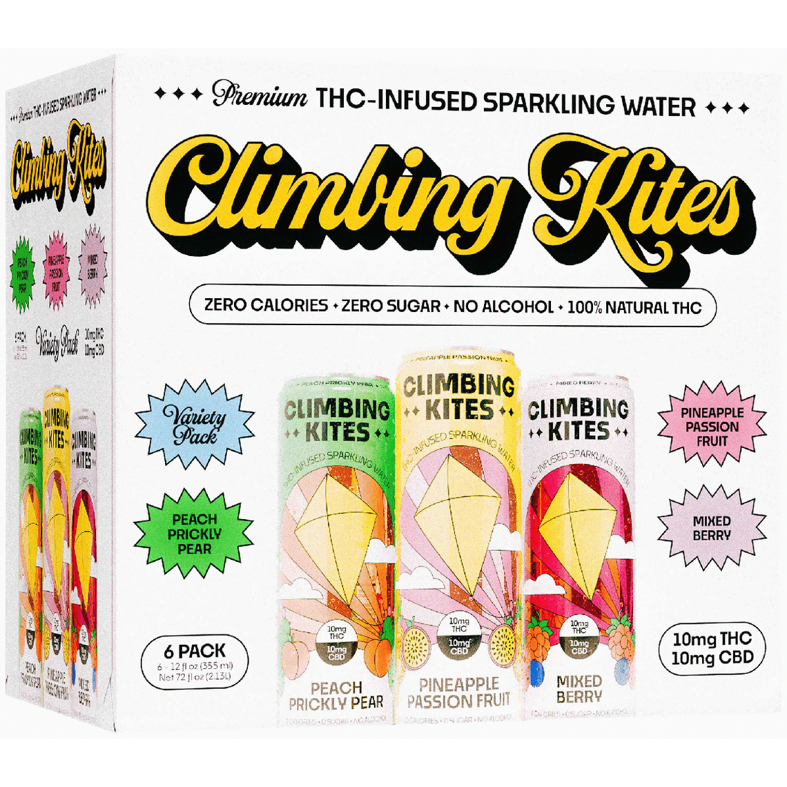 Climbing Kites THC 10mg Variety Pack