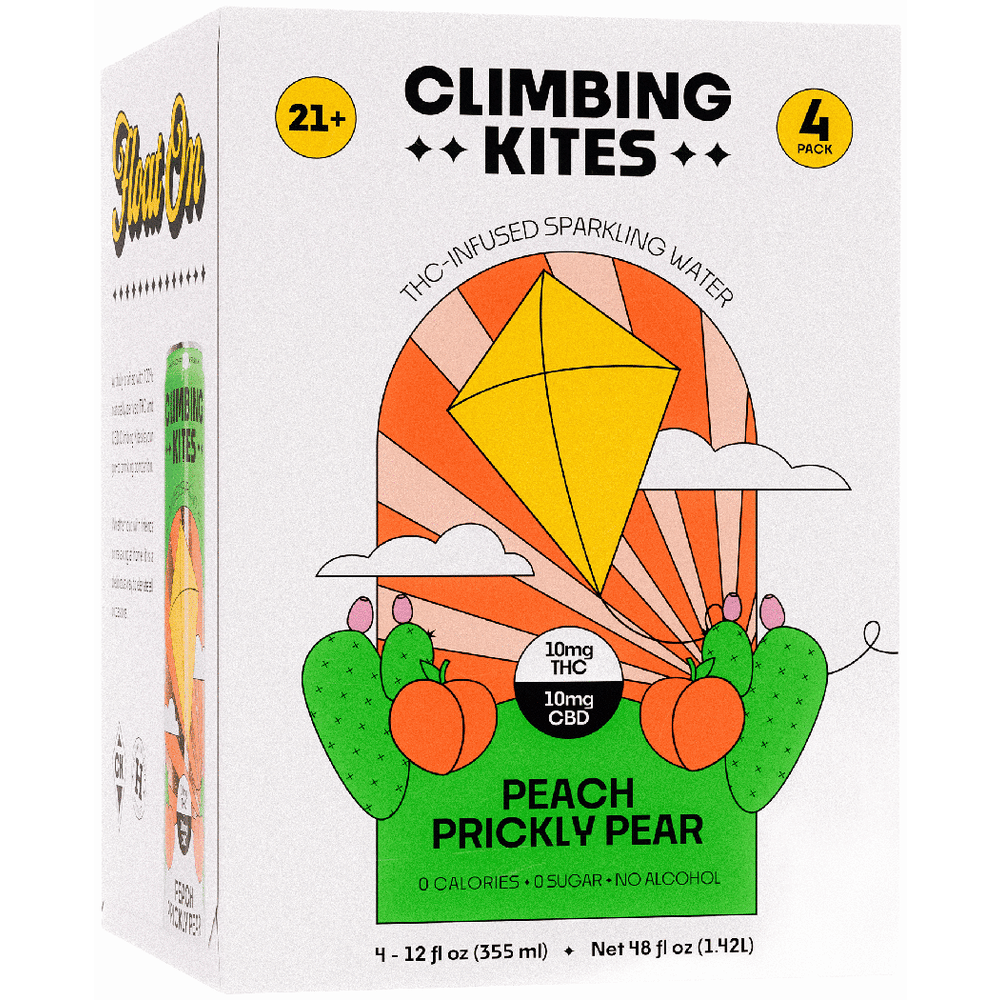 Climbing Kites THC 10mg Peach Prickly Pear