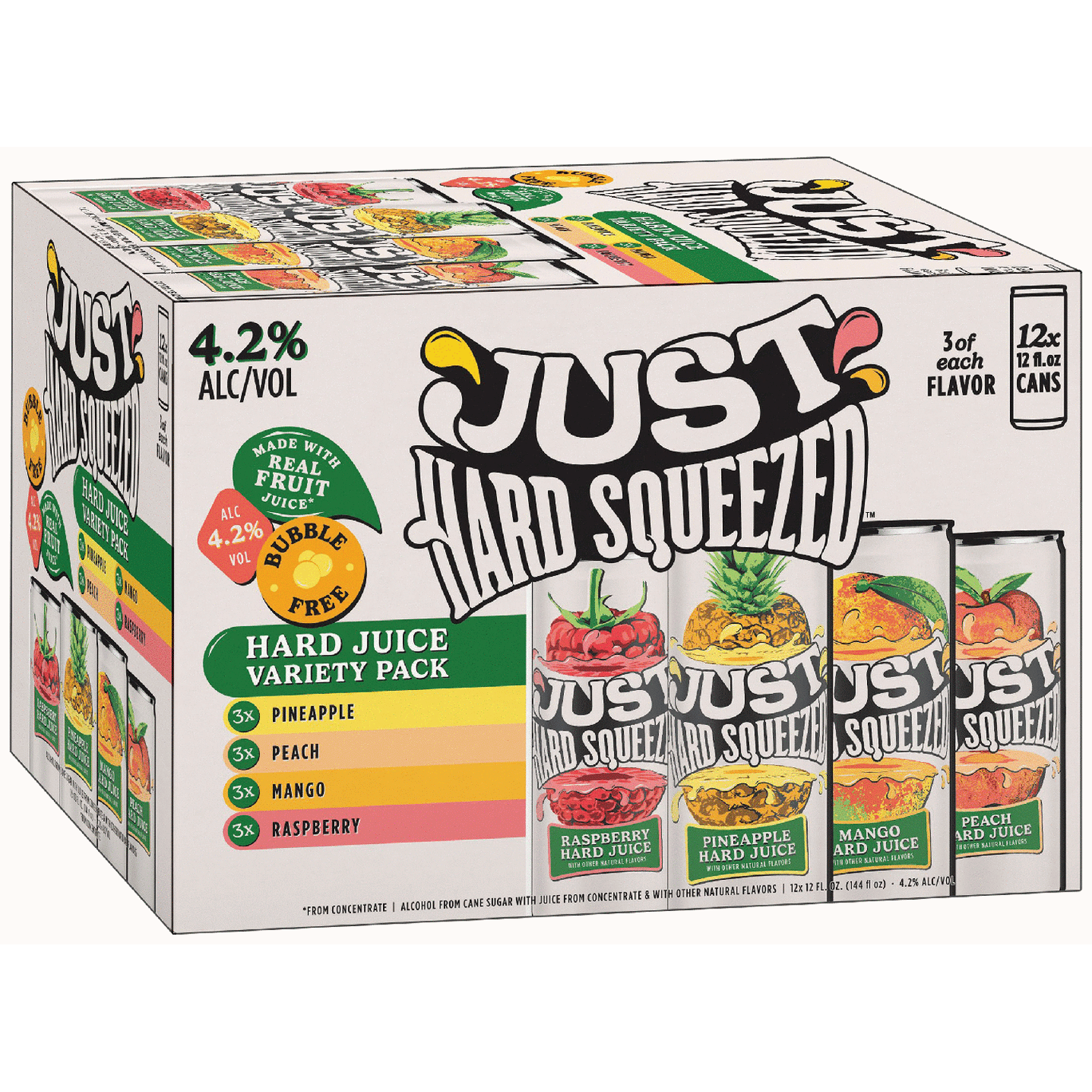 Just Hard Squeezed Variety Pack 12pk