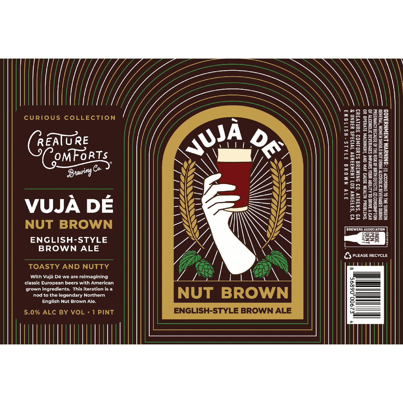 Creature Comforts Vuja de: Nut Brown Ale