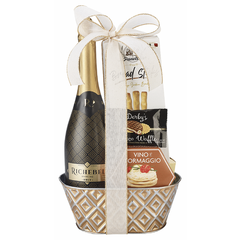 Richebel Brut Sparkling Wine Gift Basket