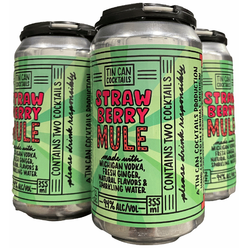 Tin Can Strawberry Mule
