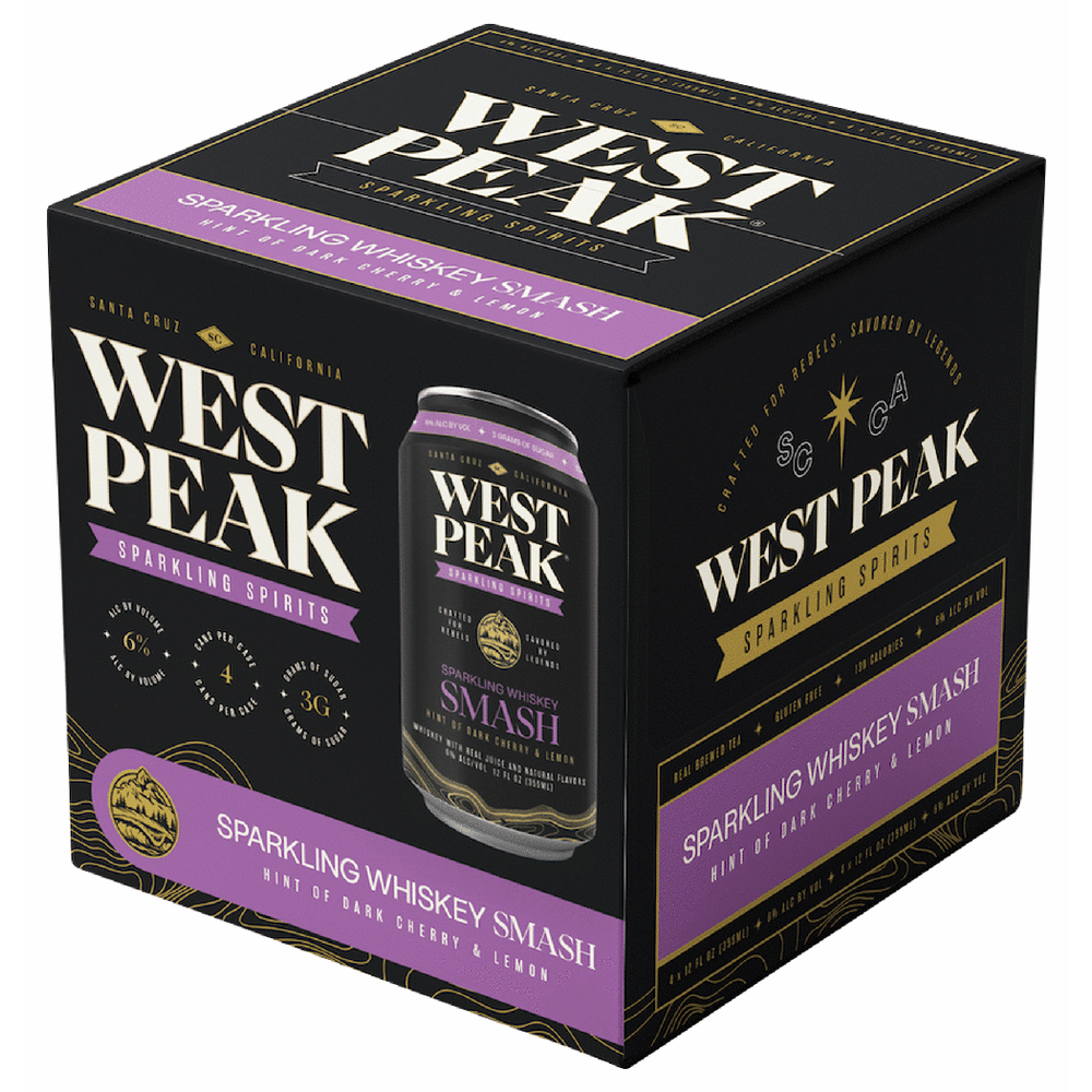 West Peak Sparkling Whiskey Smash