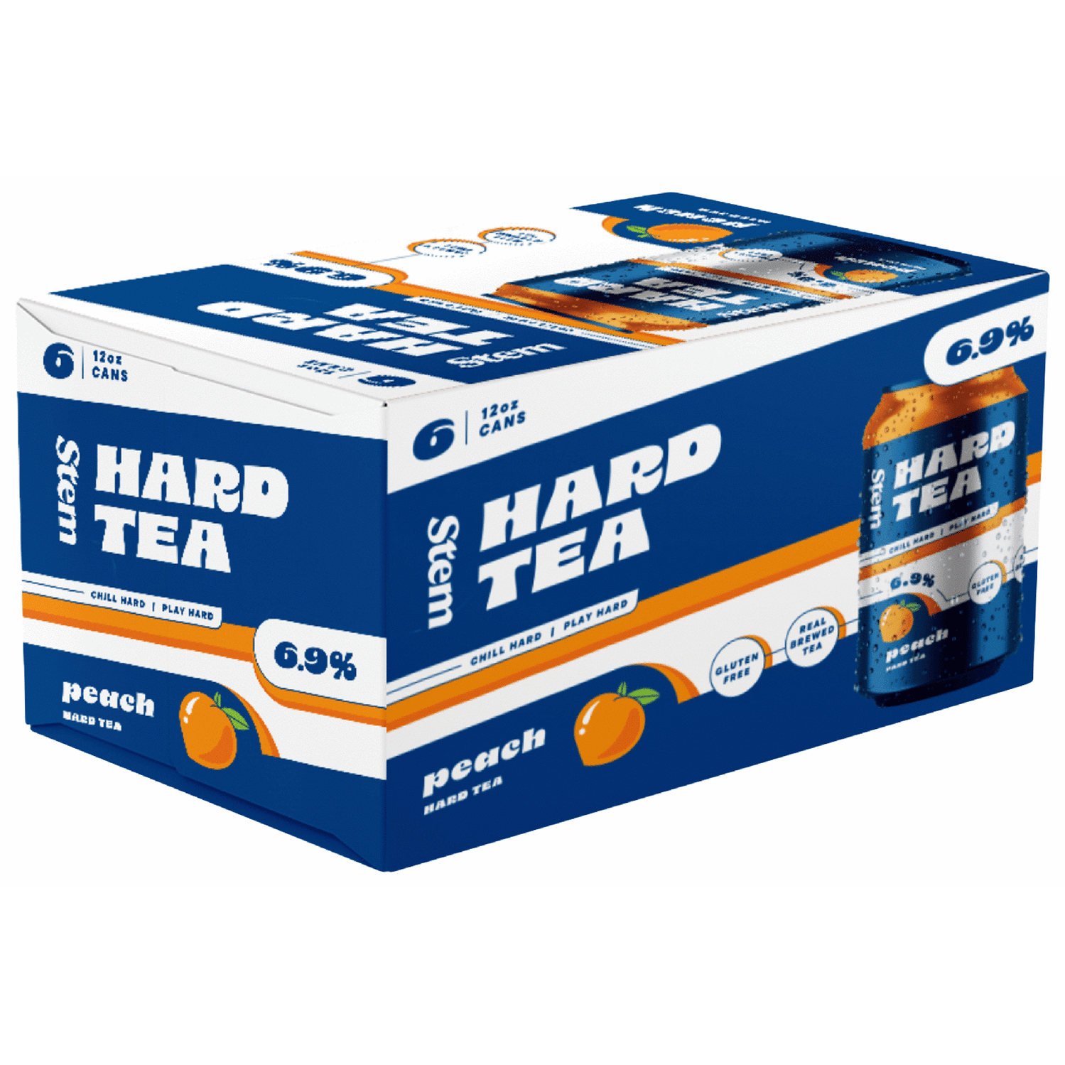 Stem Chill Hard Peach Tea