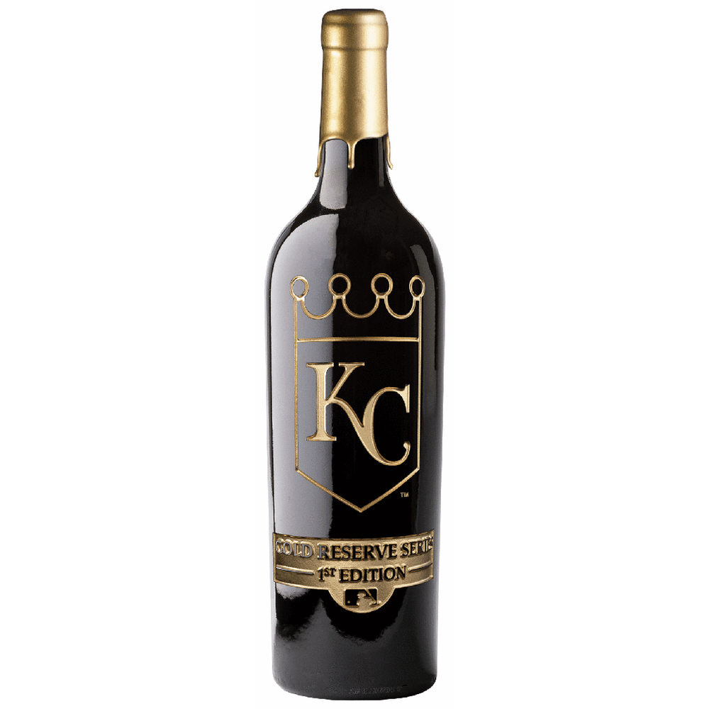 Kansas City Royals Gold Reserve Etched Wine