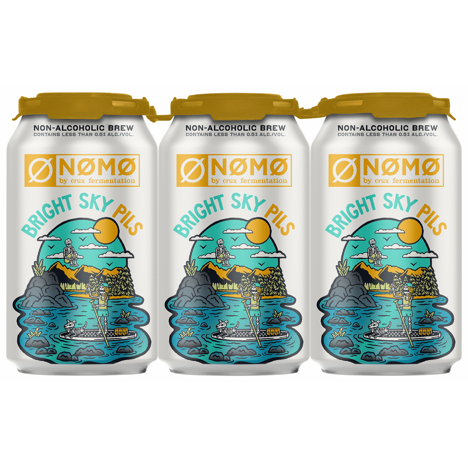 Crux Fermentation Non-Alcoholic NOMO Bright Sky Pils