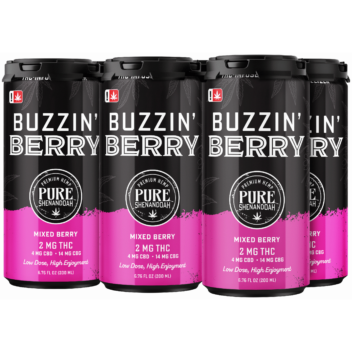 Pure Shenandoah THC 2mg Buzzin' Berry