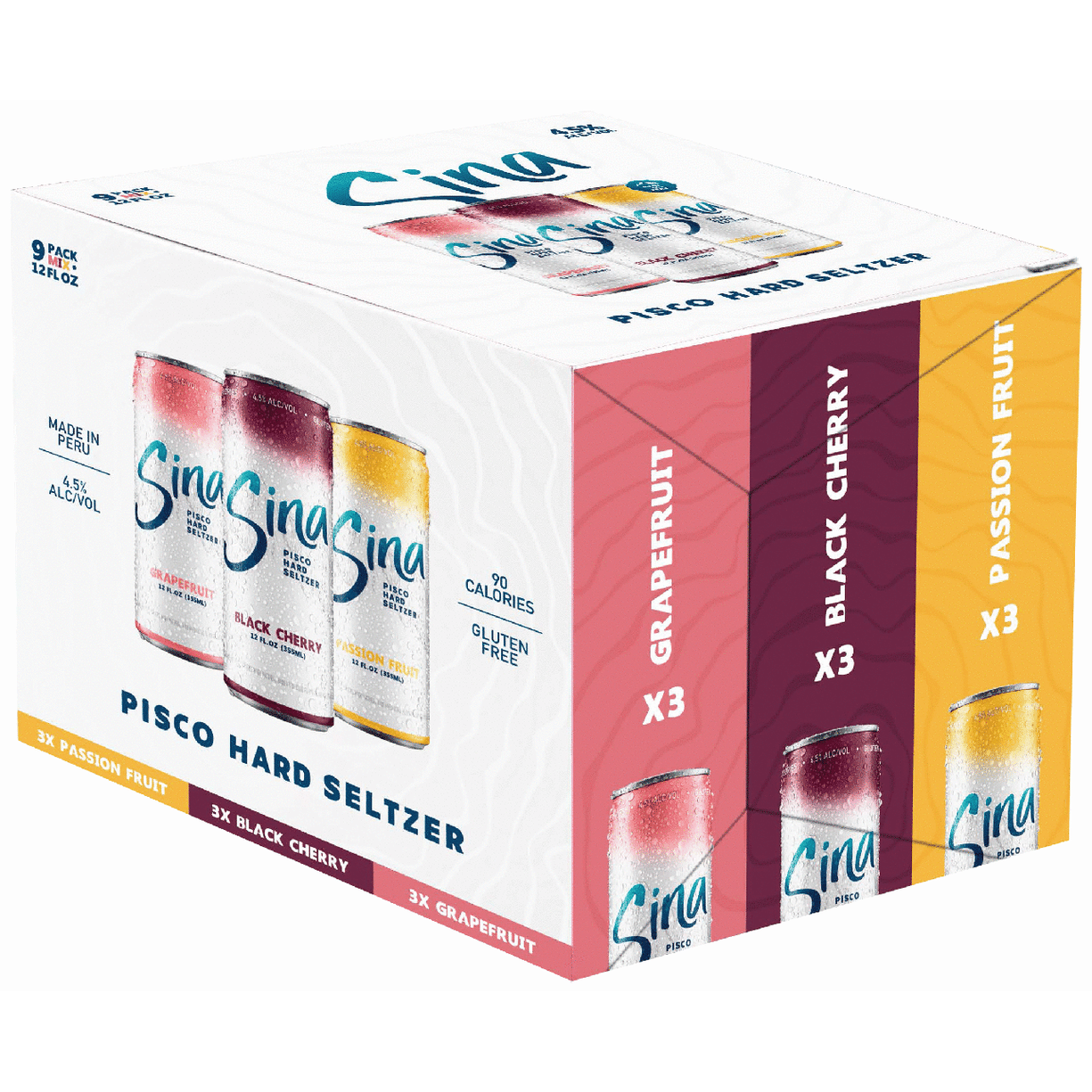 Sina Pisco Hard Seltzer Variety Pack