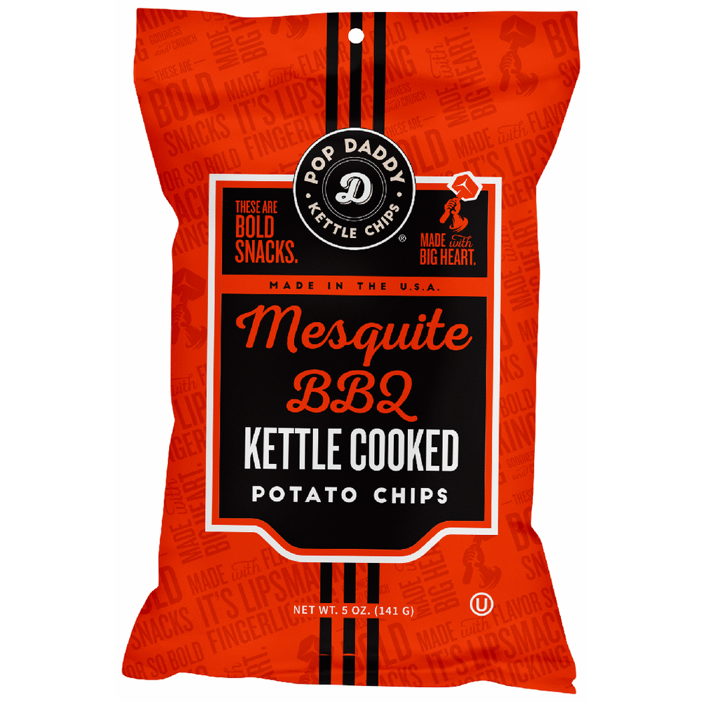 Pop Daddy Mesquite BBQ Kettle Chips