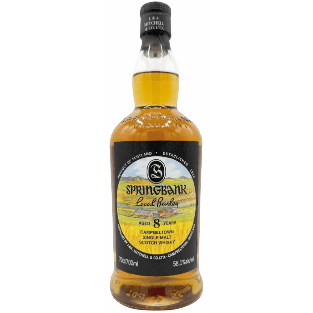 ウイスキー SPRINGBANK C S 12Y & Local Barley 13Y Springbank 8 Year Local Barley Single Malt Scotch | Total