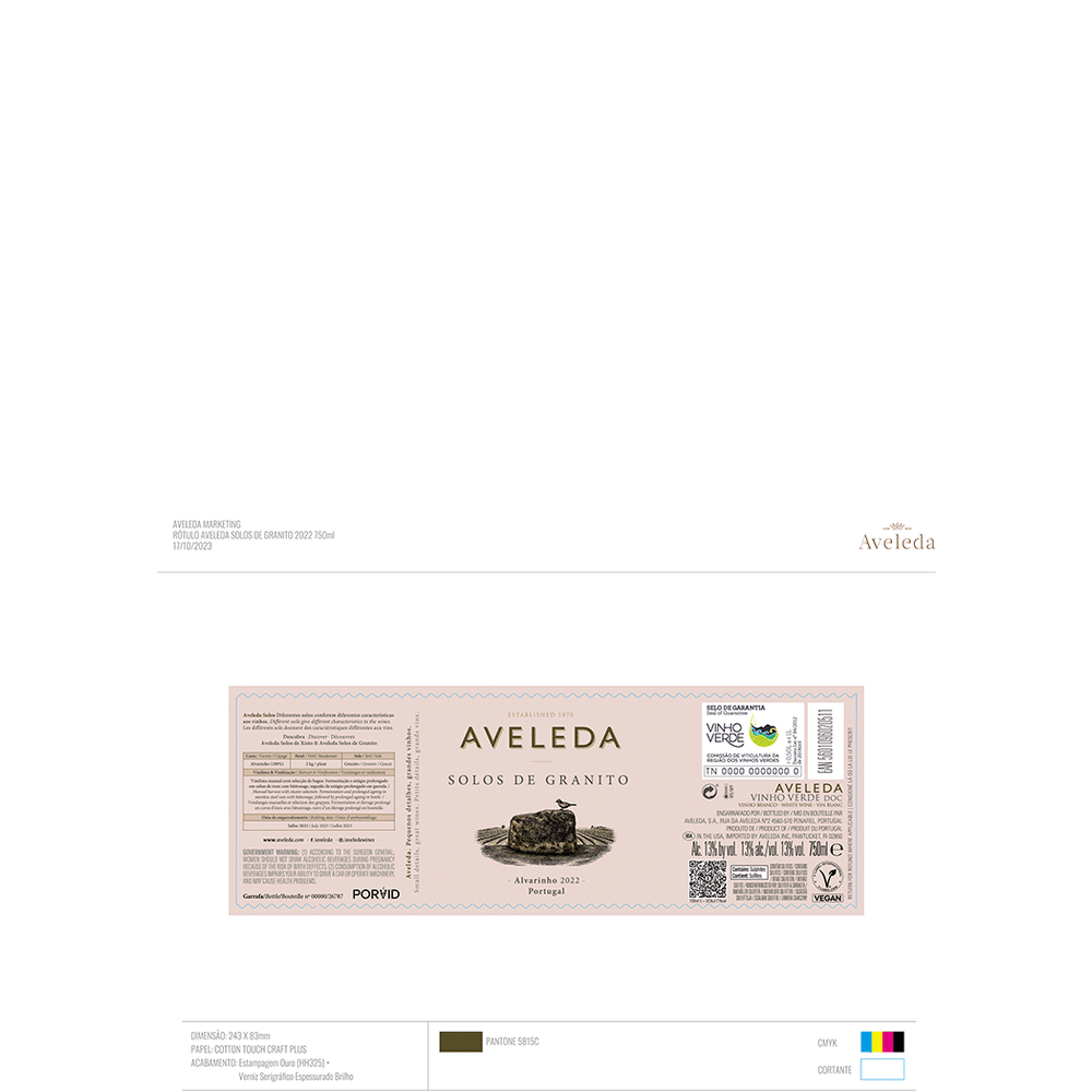 Aveleda Solos De Granito 750ml Bottle