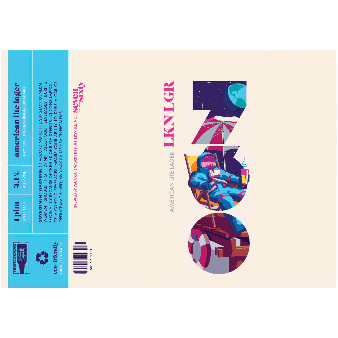 760 Craft "LKN LGR" American Lite Lager