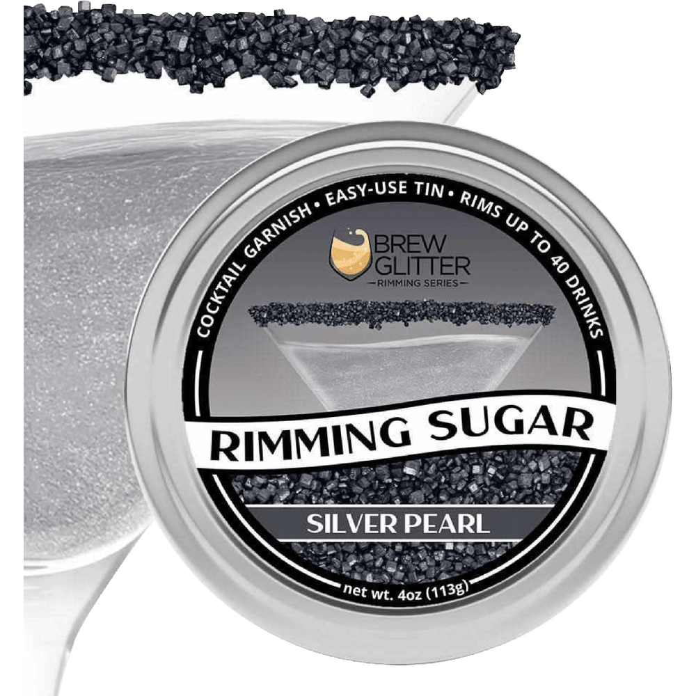 Brew Glitter Silver Rimming Sugar