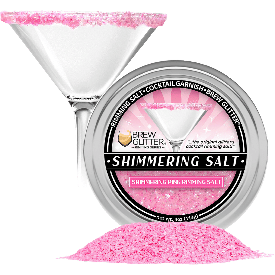 Brew Glitter Pink Rimming Salt