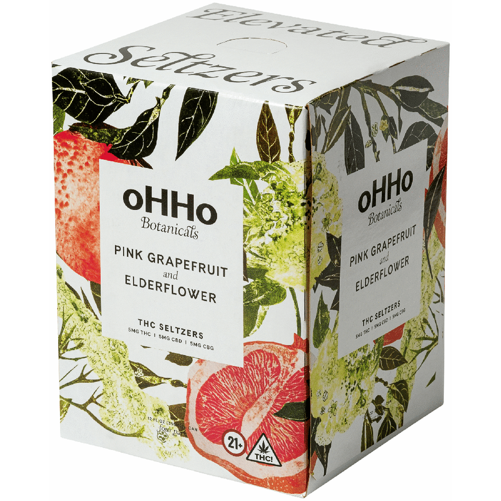 oHHo THC 5mg Pink Grapefruit and Elderflower