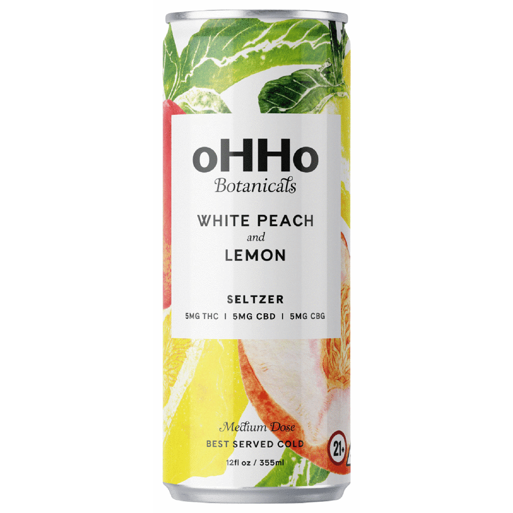 oHHo THC 5mg White Peach and Lemon