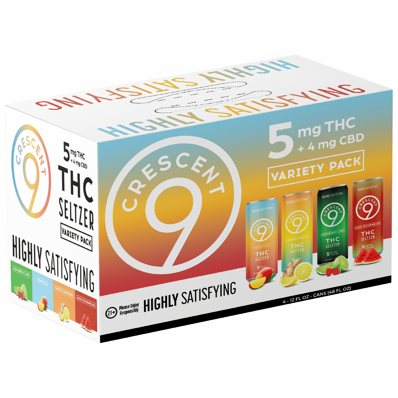 Crescent 9 THC 5mg Seltzer Variety Pack