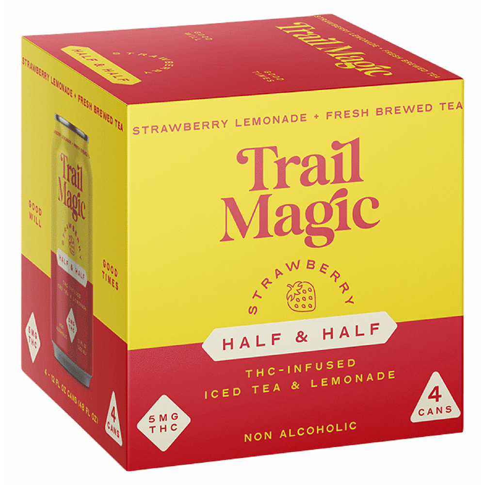 Trail Magic THC 5mg Strawberry Iced Tea and Lemonade