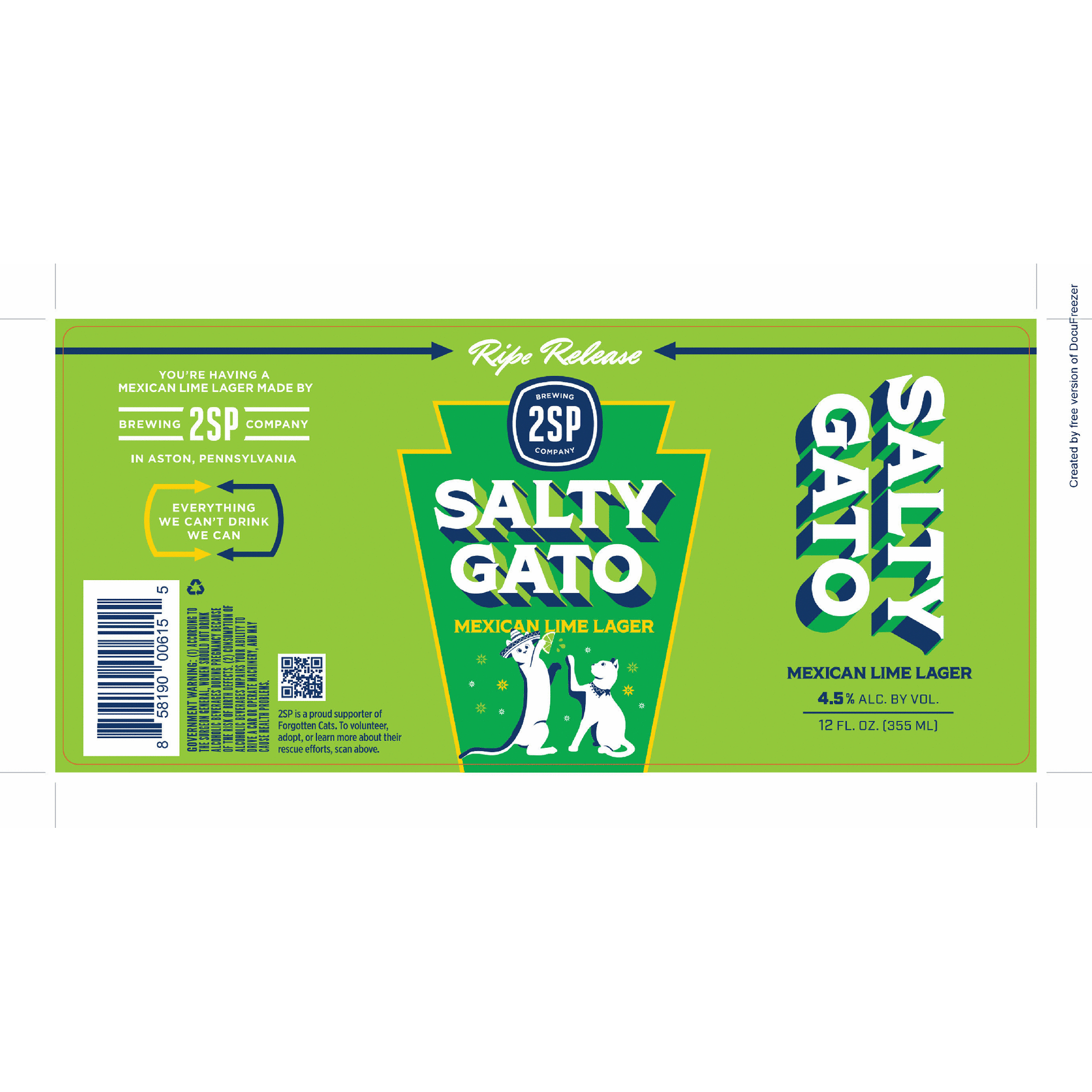 2SP Salty Gato Mexican Lager