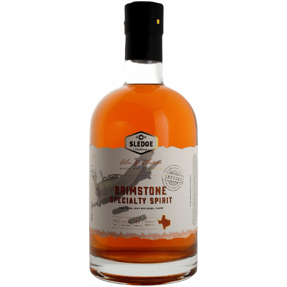 Sledge Distilling Brimstone Cinnamon Hatch Chile Pepper Moonshine