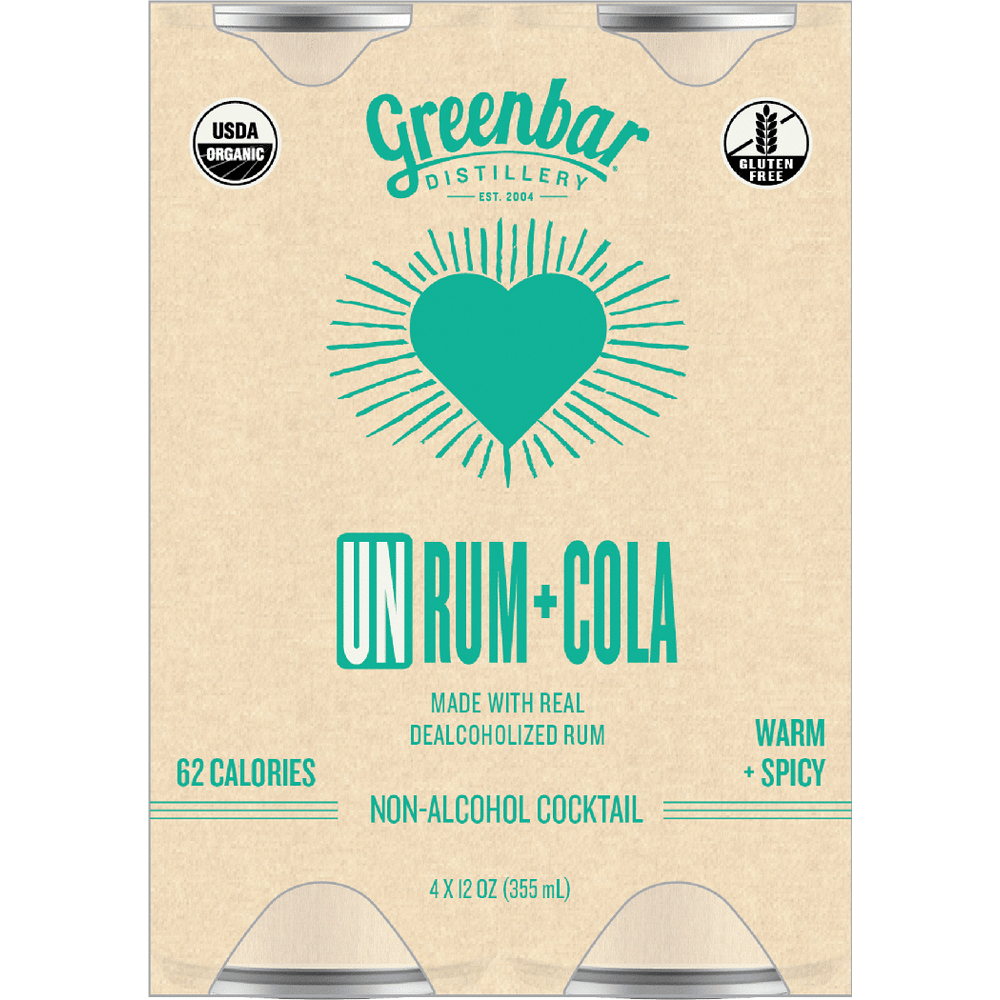 Greenbar Non-Alcoholic UnRum+Cola