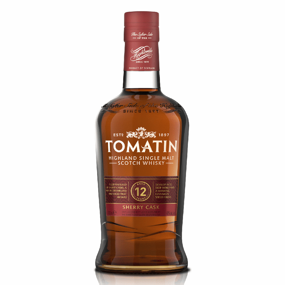 Tomatin 12 Year Old Sherry Cask Single Malt Scotch | Total Wine & More