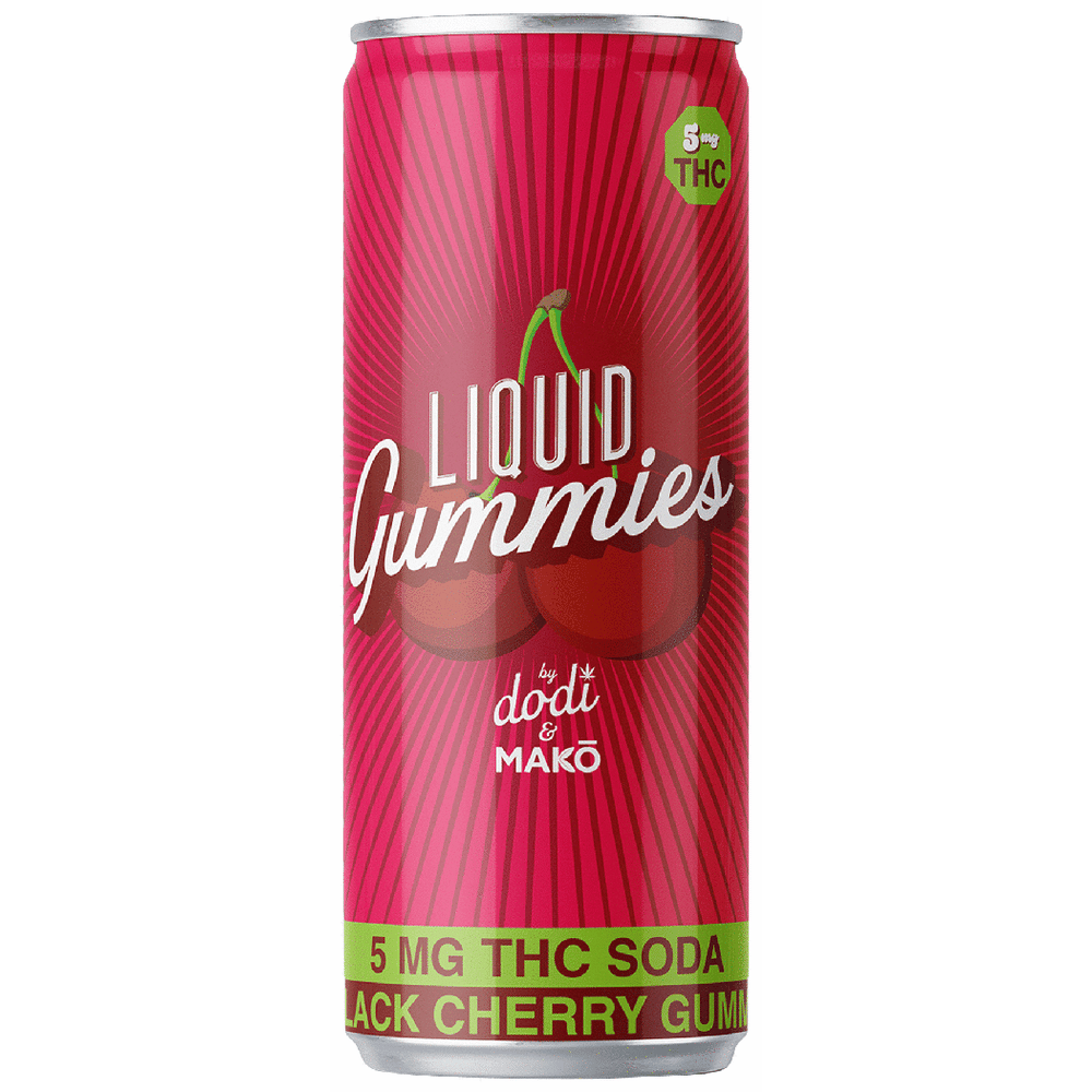 Liquid Gummies THC 5mg Black Cherry