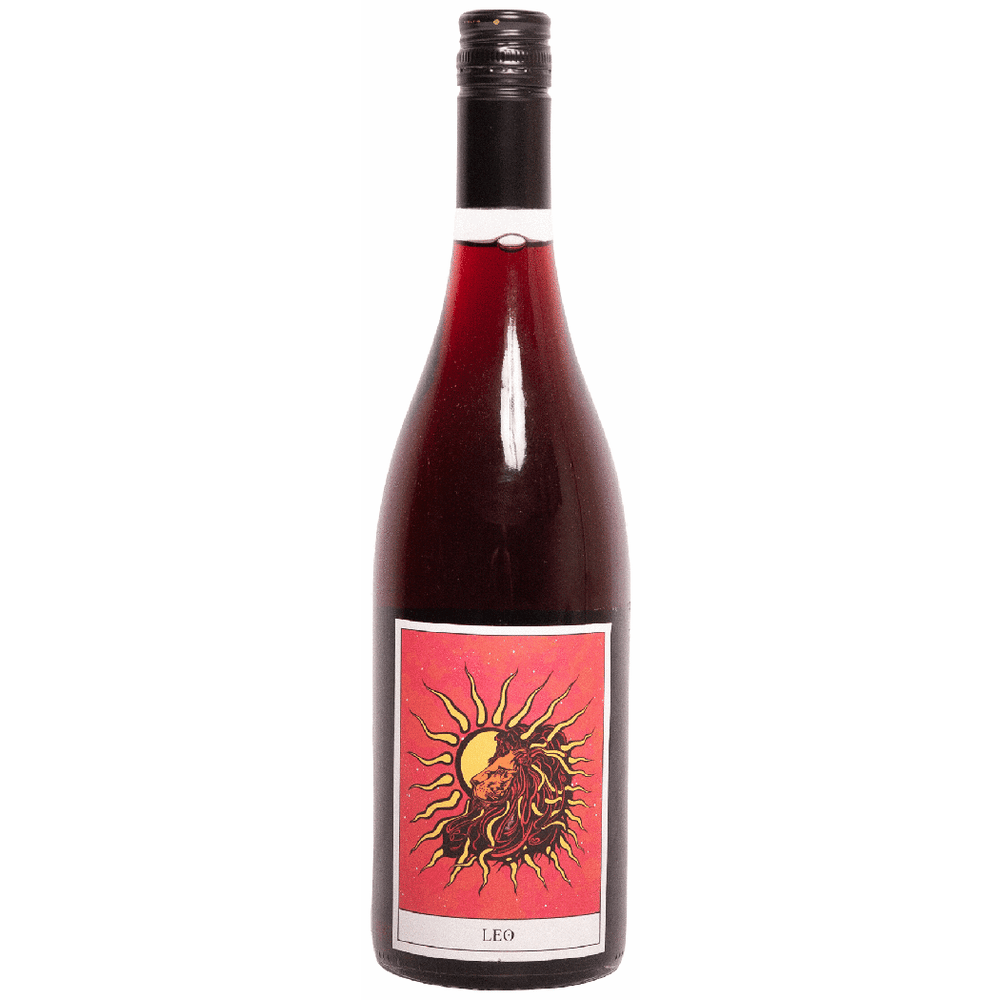 Sun Moon Rising Leo Bubbly Red