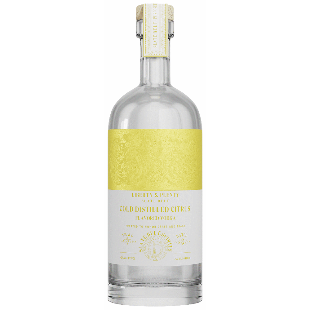 Slate Belt Spirits Cold Distilled Citrus Vodka