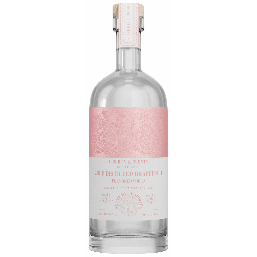 Slate Belt Spirits Cold Distilled Grapefruit Vodka