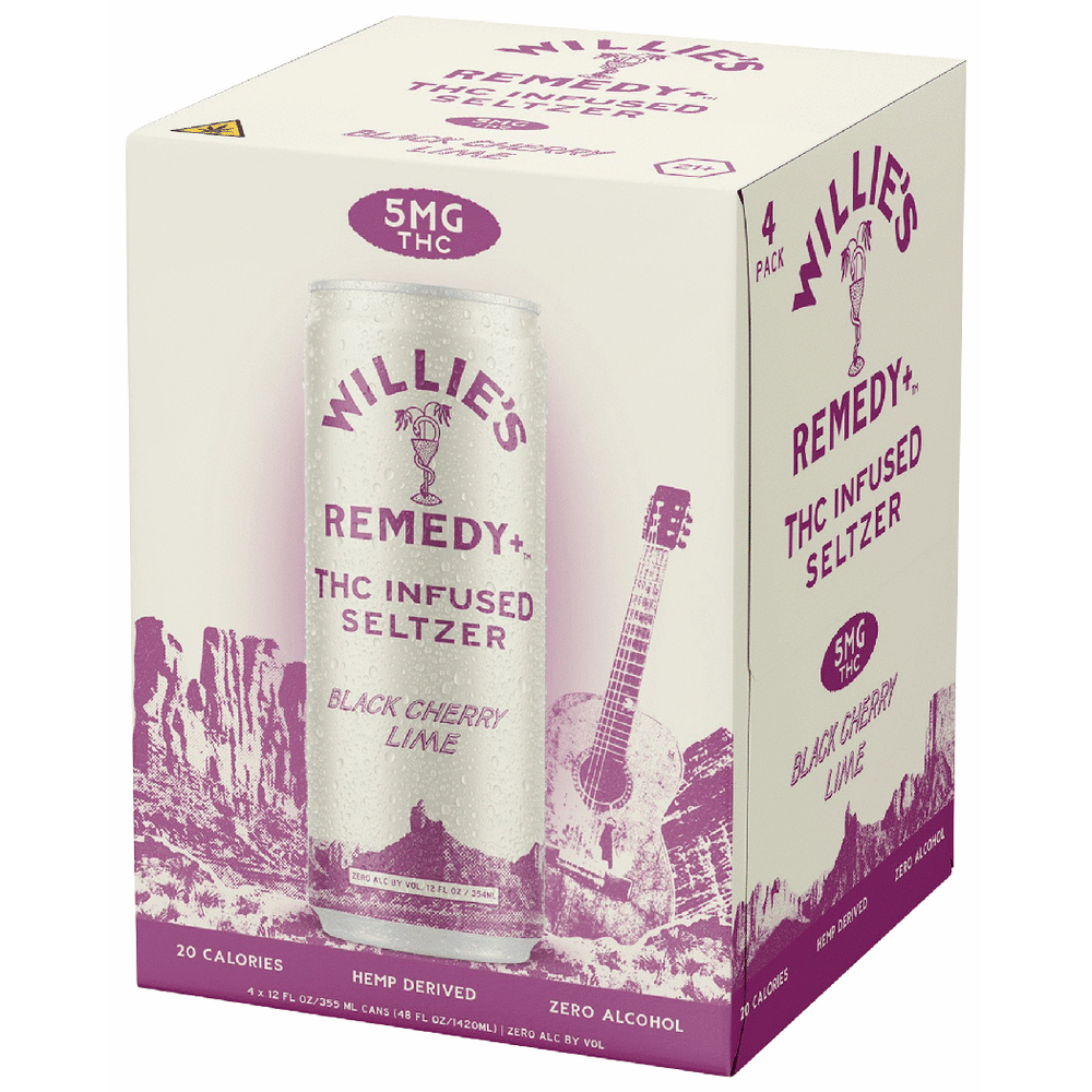 Willie's & Soda THC 5mg Black Cherry Lime
