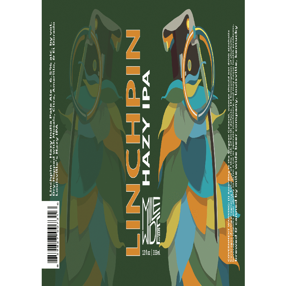 Mile Wide Linchpin Hazy IPA