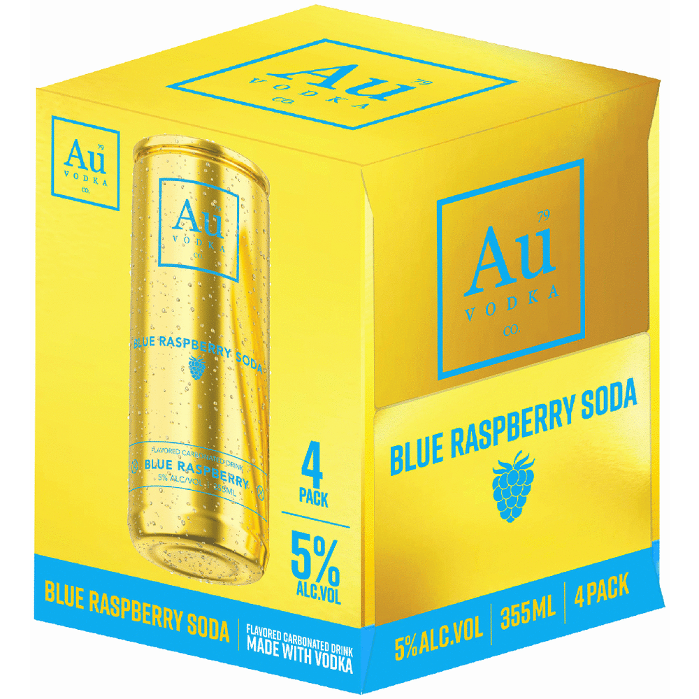 Au Vodka Blue Raspberry Soda