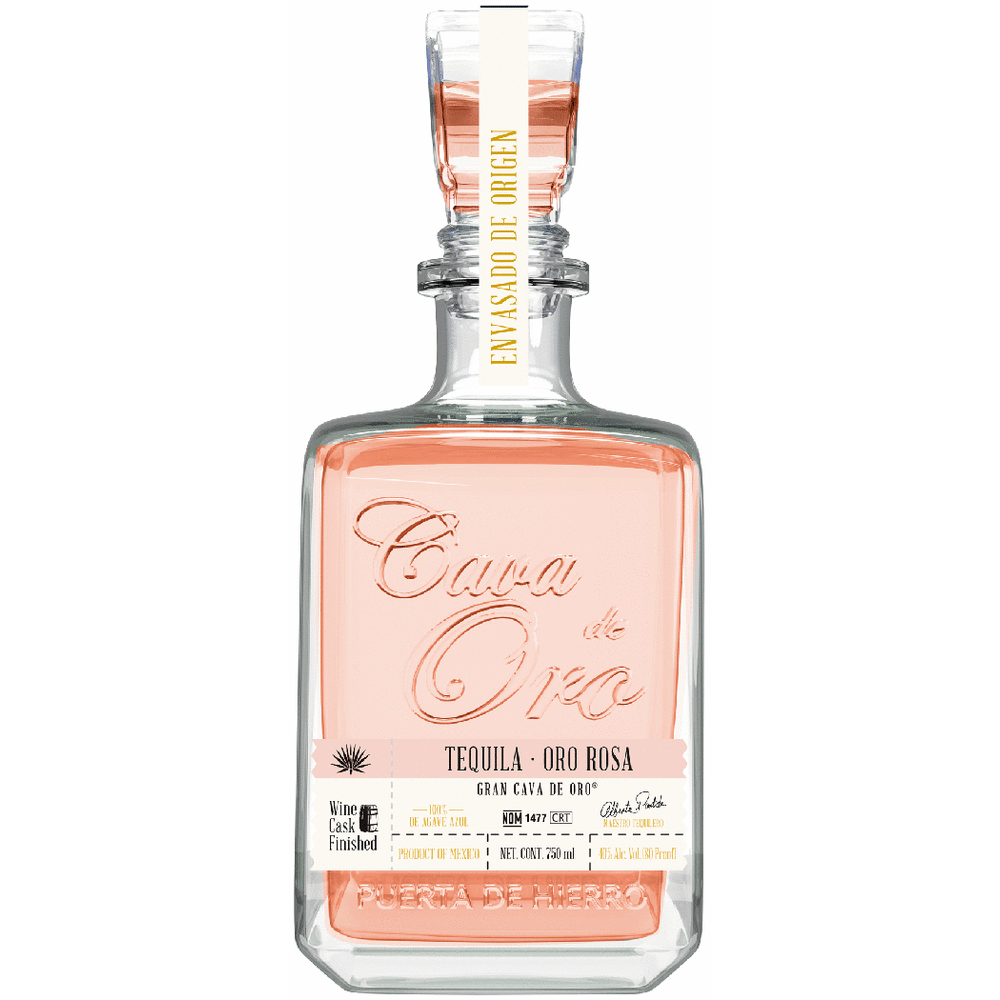 Cava de Oro テキーラ ローズゴールド 750ml（1本） Cava de Oro Rosa Gold Tequila | Total Wine & More