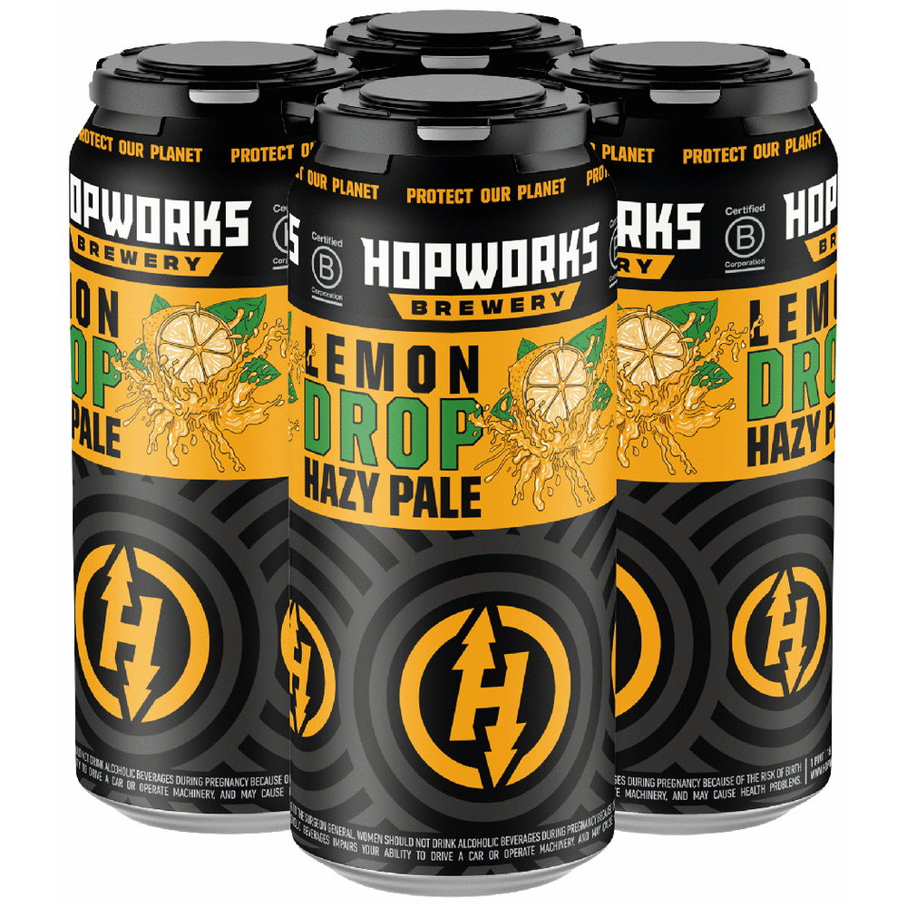 Hopworks Lemon Drop Hazy Pale Ale