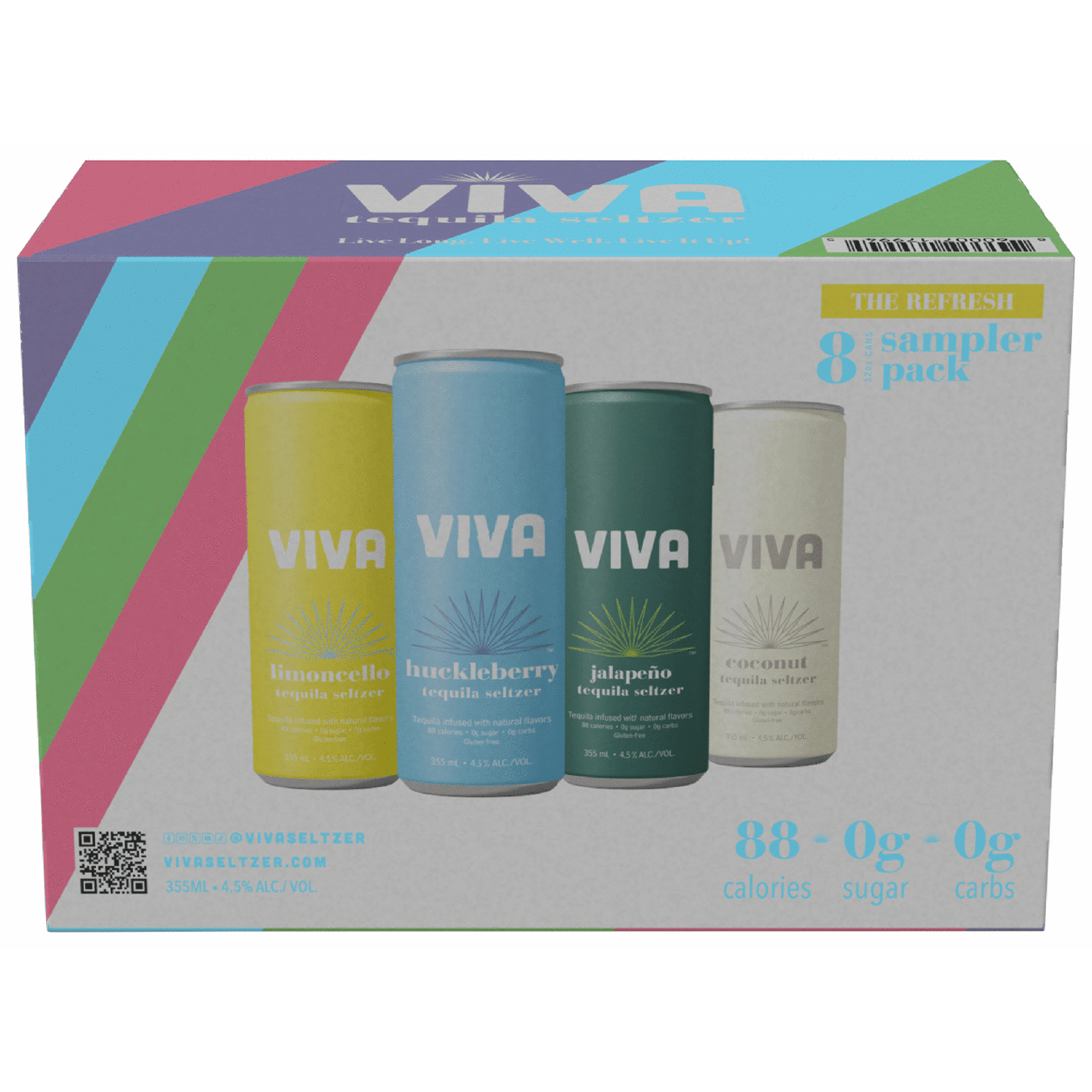 Viva Tequila Seltzer The Refresh Variety Pack