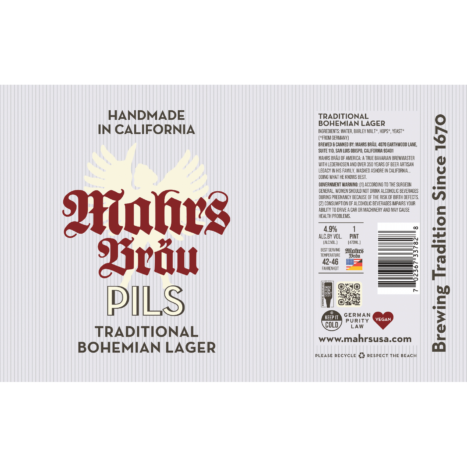 Mahr's Brau Pils Traditional Bohemian Lager