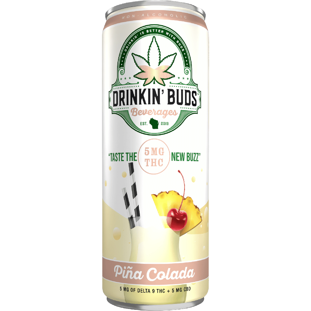 Drinkin' Buds THC 10mg Pina Colada