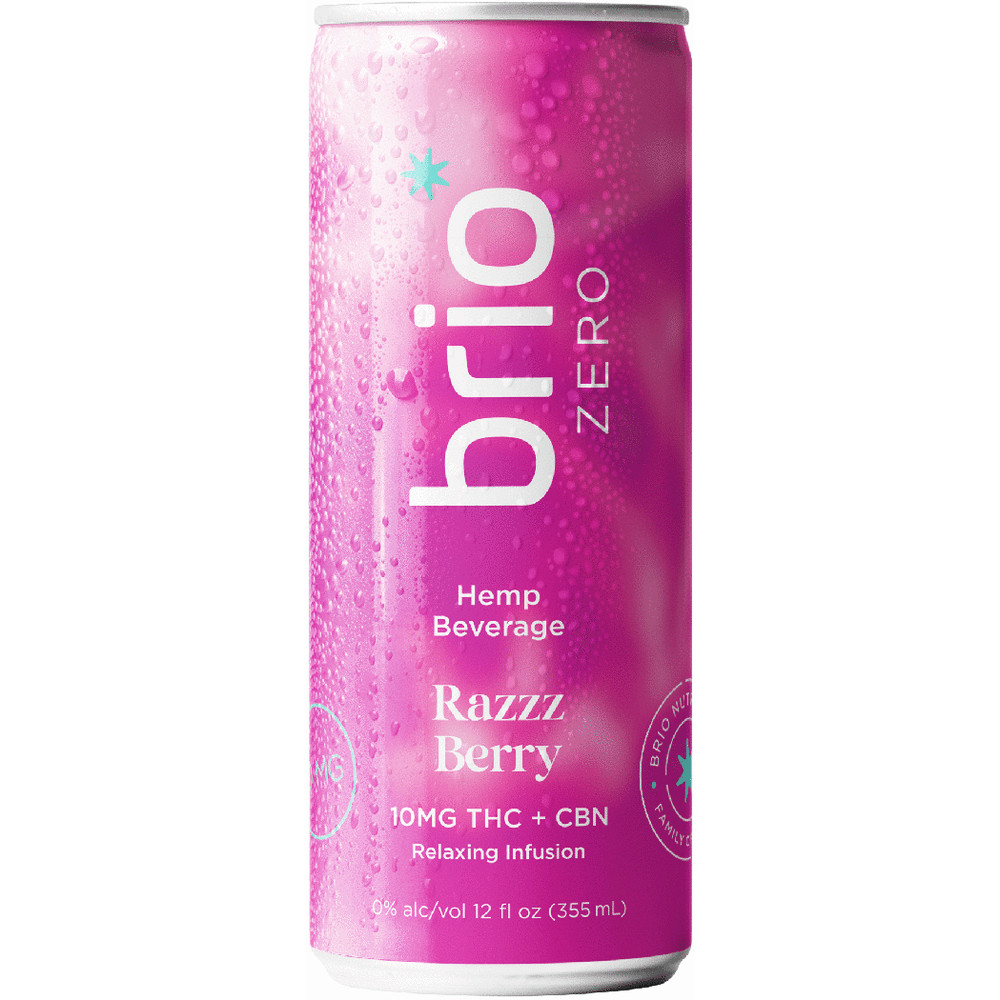 Brio Zero THC 10mg Razzz-Berry