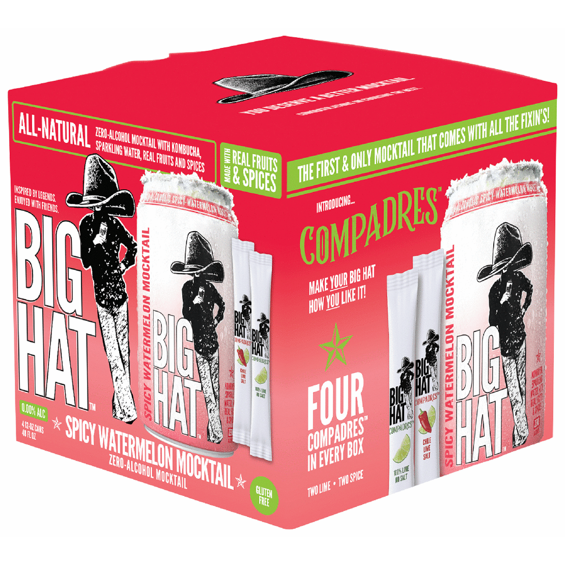 BIG HAT Non-Alcoholic Spicy Watermelon Mocktail