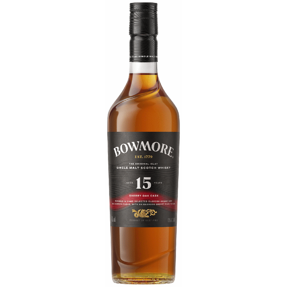 Bowmore 15 Year Old Sherry Cask Islay Single Malt Scotch Whisky