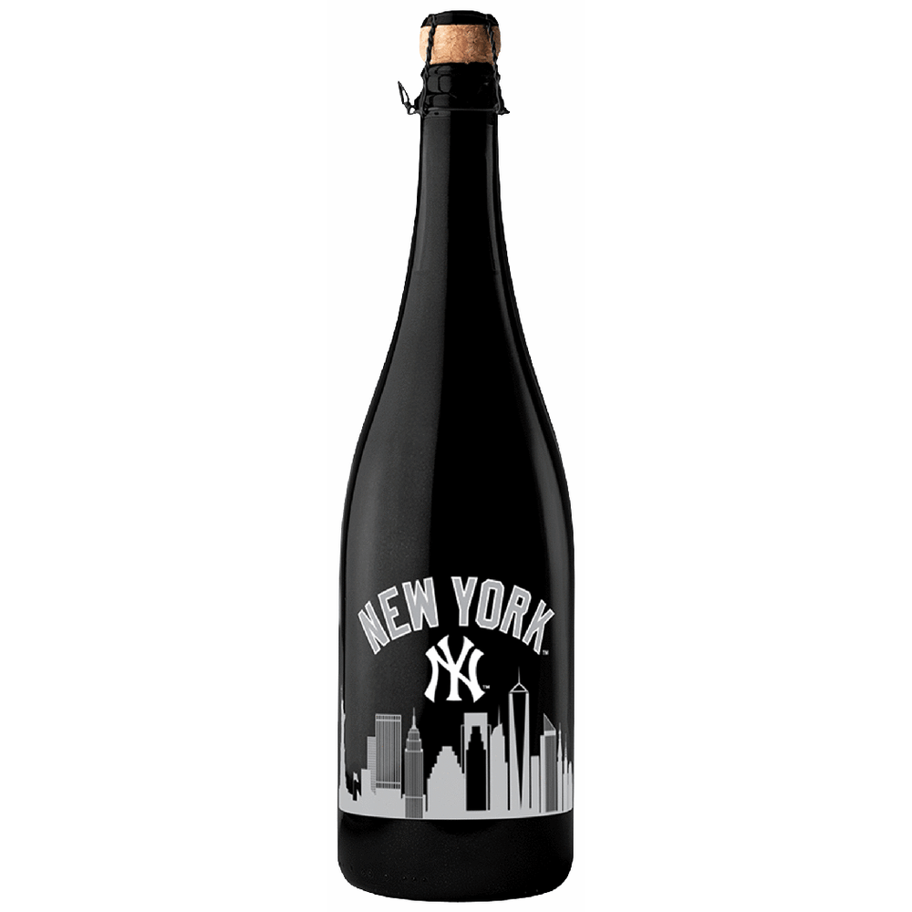 New York Yankees Skyline Series Black Bubbly