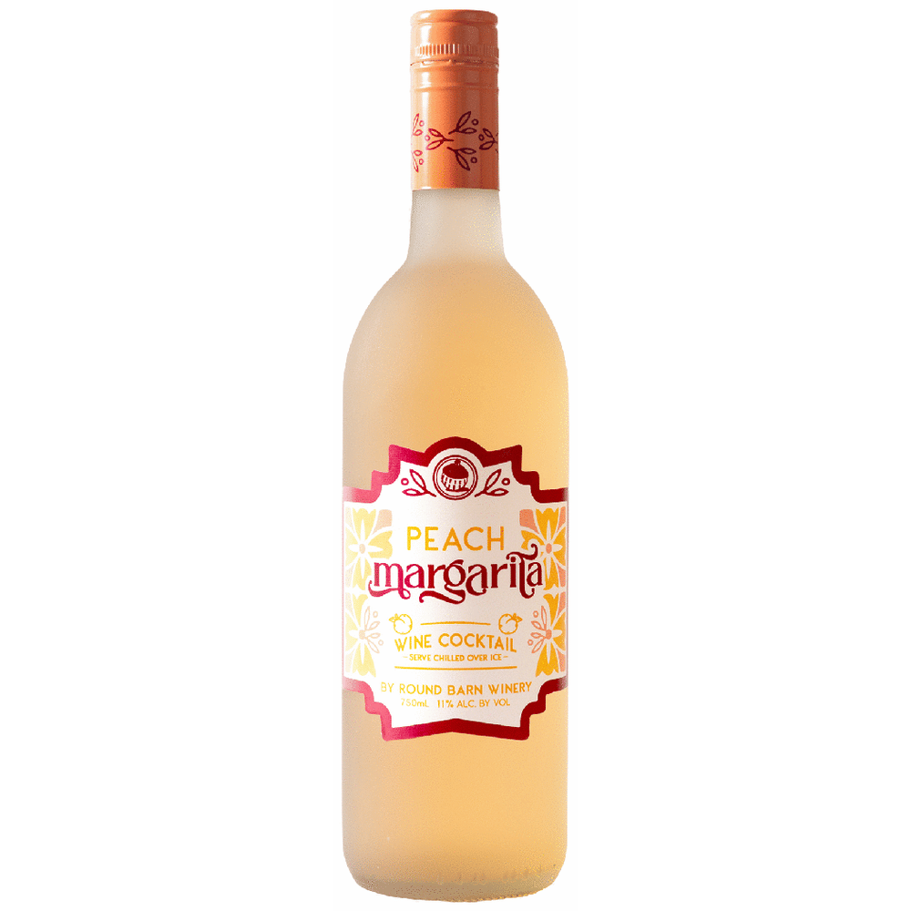Round Barn Peach Margarita Wine Cocktail