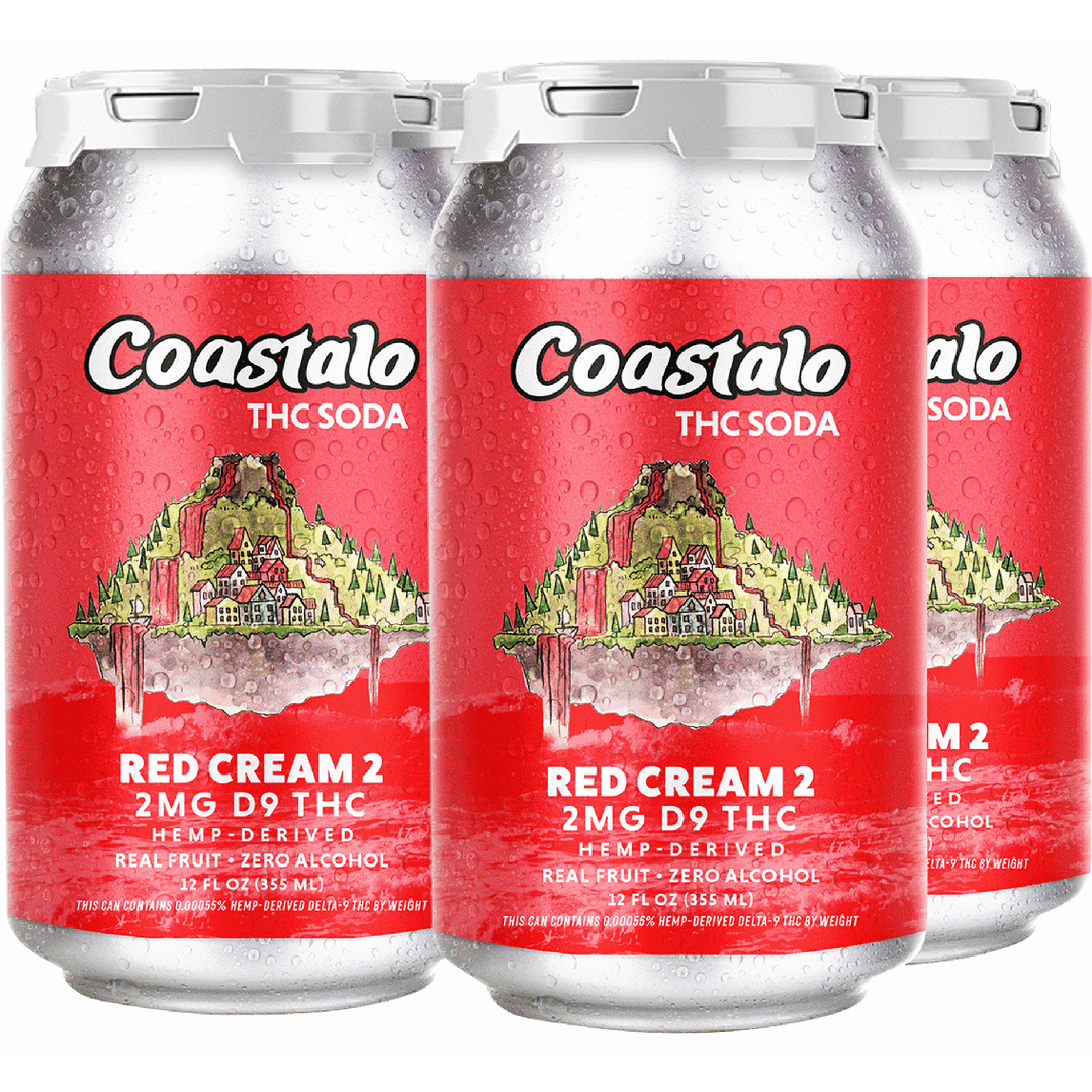 Coastalo THC 2mg Red Cream Soda VA