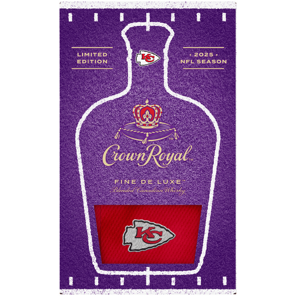 Crown Royal Deluxe with Kansas City Chiefs Football Bag
