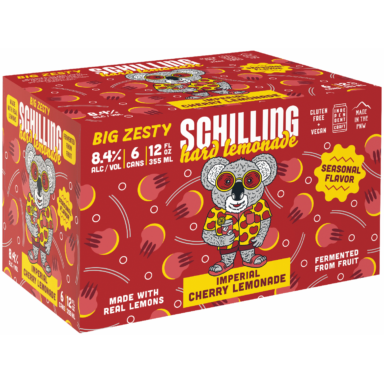 シビビール Schilling Big Zesty Imperial Cherry Lemonade | Total Wine & More