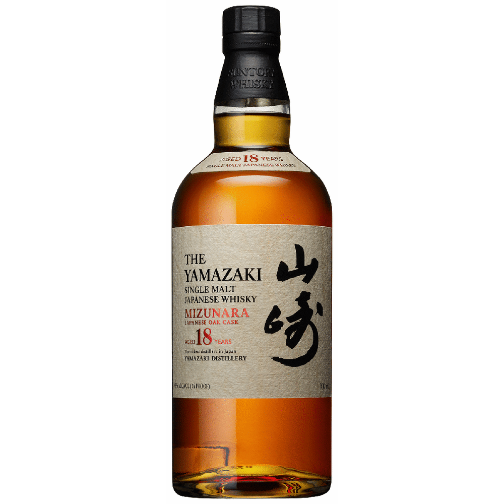 Yamazaki 18 Year Old Mizunara Cask Single Malt Japanese Whisky
