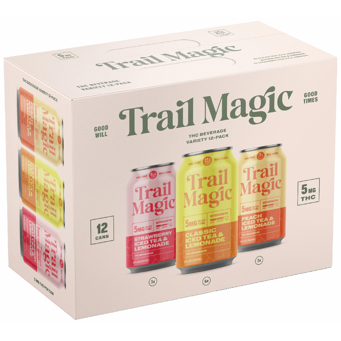 Trail Magic THC 5mg Iced Tea and Lemonade Variety Pack
