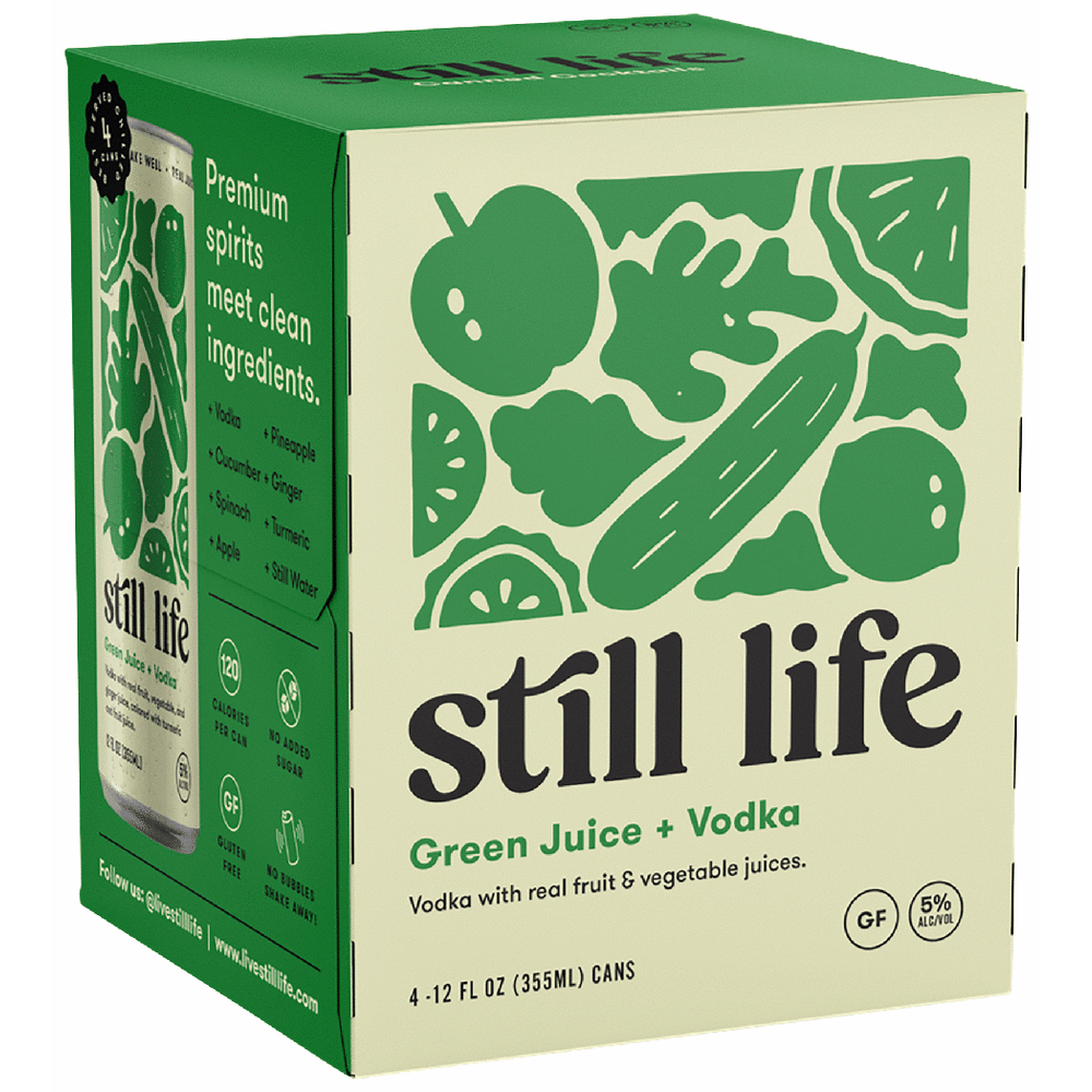 Still Life Vodka Green Juice
